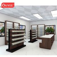Étagères murales en MDF/contreplaqué pour pharmacie, mobilier moderne pour magasin médical, présentoir pour pharmacie, comptoir de pharmacie, design CE