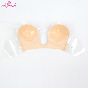 Sujetador Push-Up de Silicona Suave y Transpirable, Copas D/<span class=keywords><strong>C</strong></span>/D, Talla 32, Invisible, Sin Tirantes, Realce de Senos para Ropa Interior Grande, Accesorio Íntimo - Product Image 4