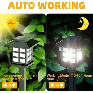 Lumières décoratives d'extérieur Lampes <span class=keywords><strong>de</strong></span> jardin LED étanches Lampe <span class=keywords><strong>de</strong></span> pelouse à énergie solaire Éclairage <span class=keywords><strong>de</strong></span> passerelle solaire pour le paysage <span class=keywords><strong>de</strong></span> jardin - Product Image 2