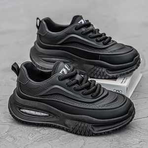 Zapatos Deportivos Retro para Hombre, Primavera 2026, para Caminar, con Suela Gruesa de PVC, Parte Superior de PU, Alta Resistencia al Desgaste - Product Image 1