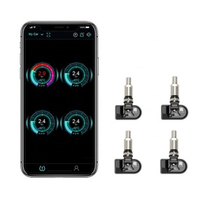 Système de détection de pression des pneus TPMS universel BLE5.0 avec application mobile, best-seller, capteurs internes Bluetooth 5.0, sans fil pour voitures à 4 roues - Product Image 1