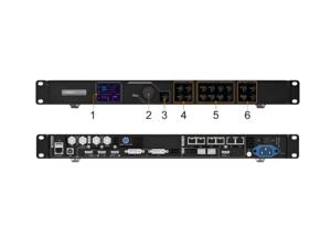 2つの<span class=keywords><strong>LED</strong></span>ディスプレイビデオプロセッサVX1000プロセッサ<span class=keywords><strong>LED</strong></span>ディスプレイスクリーン用ビデオプロセッサ - Product Image 3