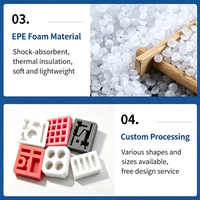 Insert en mousse EPE personnalisé, forme sur mesure, film protecteur pour boîte à outils, œufs, articles fragiles, antichoc