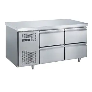 Mesa de trabalho em aço inoxidável de alta qualidade, geladeira para gaveta, geladeira/bancada de trabalho, refrigerador/armário refrigerador