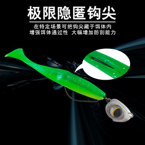 Hameçon à tête de jig 3D Fish Eye avec conception anti-accrocs pour la pêche au mandarin, au bar et aux leurres de fond - Product Image 5