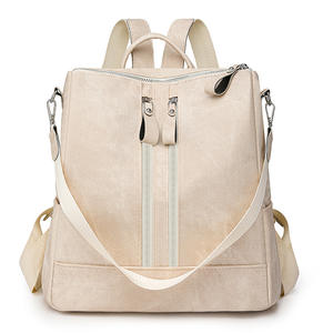 2025 New PU Soft Leather Women's <b>Backpack</b> Korean Style All-Match <b>Large</b> Capacity Splash-Proof and Lightweight '' - Product Image 4