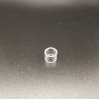 Tube en quartz personnalisé poli transparent des deux côtés, tube en saphir résistant à la chaleur