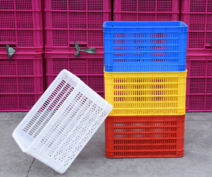 Sebze ve Meyve Taşıma için İstiflenebilir Plastik PP/HDPE Devirmeli Sepet, Fileli Kasalar, Plastik Kaplar - Product Image 5