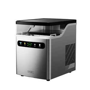 RANSEM Stainless Steel <b>Ice</b> <b>Maker</b> 1.5L Automatic <b>Mini</b> <b>Ice</b> Cube <b>Maker</b> For Home Office Dormitory Use - Product Image 1