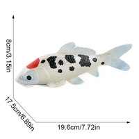 Nouveaux modèles d'animaux aquatiques en PVC massif pour l'exportation : Saumon, Raie-gourde et Carpe Koï – Décoration pour aquarium et jouets éducatifs