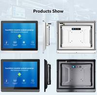 Panel PC Táctil Industrial de 10.4, 15, 17 y 19 Pulgadas con Bisel de 10 mm, Pantalla Táctil LCD Android IP65 Resistente al Agua, RK3568, 2 GB de RAM, en Stock