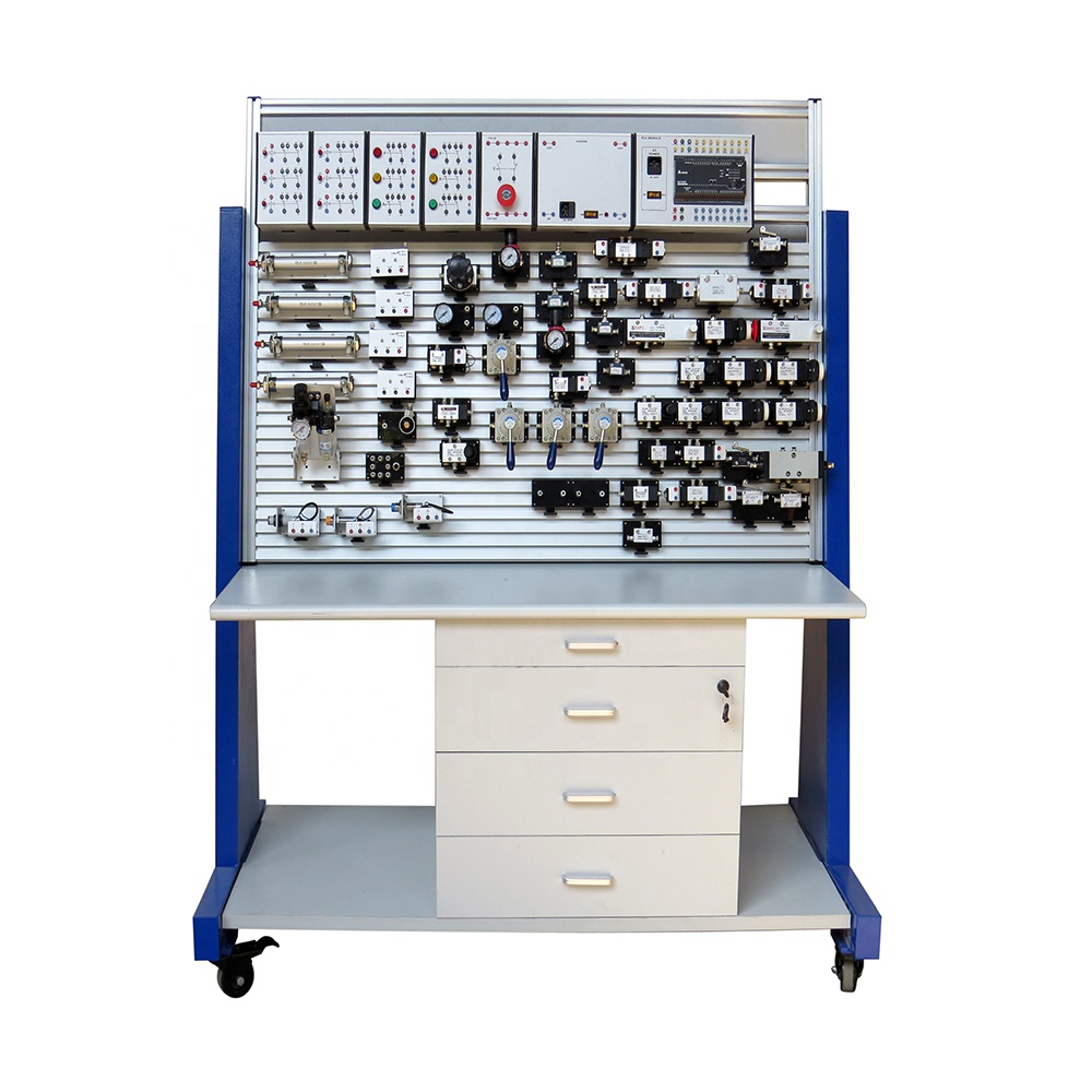 Пневматический обучающий испытательный стенд с контроллером PLC, лабораторное оборудование для холодильника, дидактическое оборудование