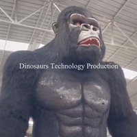 Modèle d'animatronique King Kong ou Gorille Géant à vendre pour parcs à thème, expositions d'animaux géants comme attraction pour enfants