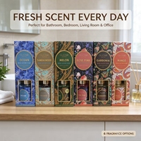 Diffuseur de parfum d'ambiance en verre de 150 ml avec bâtonnets, senteurs personnalisées de qualité, huiles essentielles, longue durée