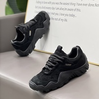 Nouvelle Collection Hiver 2025 – Chaussures de Randonnée Basses Tendance pour Hommes, Polyvalentes, en Faux Daim, Doublées Polaire, à Lacets, Couleur Unie