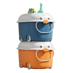 Contenedores de Plástico para Juguetes, Apilables, para Niños, Organizadores de Ropa Infantil, Artículos para el Hogar al por Mayor - Product Image 4