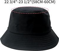 Chapeau Bob pour Femmes et Hommes, Casquette en Coton Anti-UV UPF, Pliable et Compactable pour la Plage, les Voyages et la Randonnée