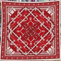 Écharpes et foulards en soie et cachemire faits à la main pour femme, grands hijabs, bandanas, foulards carrés imprimés pour l'extérieur et les voyages