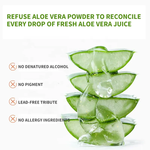 Частная этикетка оптовая продажа 100% органический Чистый гель алоэ вера 300 мл натуральный - Product Image 4