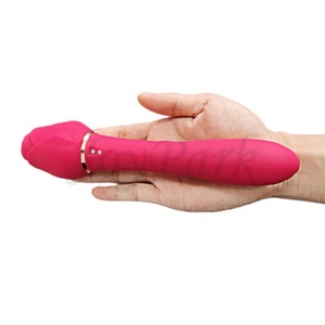 JoyPark Rose Vibratore a Bacchetta Rosso in Plastica, Ricaricabile USB, Vibratore per Punto G, 10 Velocità, 40dB, Senza Lattice, per Clitoride e Vagina - Product Image 4