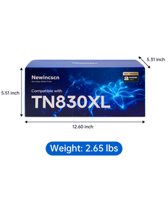 Confezione da Due Toner Compatibili TN830XL di Alta Qualità per Stampanti Brother, Toner Nero ad Alta Resa - Product Image 6