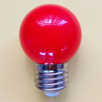 Ampoules LED de couleur Noël anniversaire fête de mariage décoration de vacances g45 rouge jaune bleu coloré veilleuse ampoule 1w 2w e27 b22