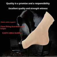 Attelle de cheville sport à bout ouvert à élastique élevé avec manchons de compression du fabricant avec logo personnalisé pour la protection