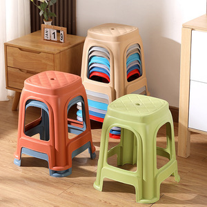 <b>Plastic</b> <b>Stool</b> 45.5cmx28x28cm Thickened Polypropylene Modern Simple Design For Household Commercial Use - Product Image 2