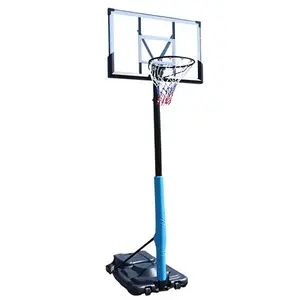 Soporte de baloncesto móvil ajustable en altura Objetivo de aro de baloncesto portátil al aire libre para Niños Jóvenes