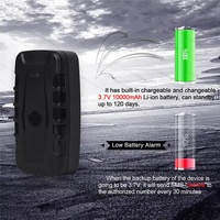 Traceur GPS pour localisateur de voiture avec système de suivi GPS de véhicule étanche sans aimant GSM longue durée 10000mAh