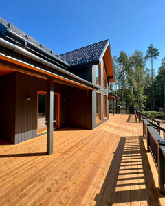 Moderna Cabaña <span class=keywords><strong>de</strong></span> Madera Prefabricada <span class=keywords><strong>de</strong></span> Dos Pisos, Espaciosa Cabaña <span class=keywords><strong>de</strong></span> Troncos con Amplio Terraza para <span class=keywords><strong>Vacaciones</strong></span> y Residencia en Resorts - Product Image 5