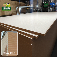 MDF Levha 9mm 11mm 12mm 14mm Ham Orta Yoğunluklu Fiber Levha İnşaat ve Yapı Projeleri için