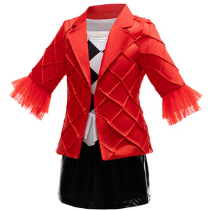 Disfraz de Payaso Rojo para Niñas Pequeñas, Material de Poliéster, Disfraz de Personaje de Película para Carnaval/Mardi Gras - Product Image 2