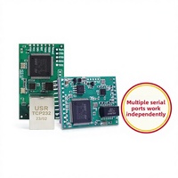 Módulo de Puerto Dual/Tri-serial a Ethernet, Interfaz TTL a Red, MQTT, Gateway Modbus de Grado Industrial USR-TCP232-E2/ED2