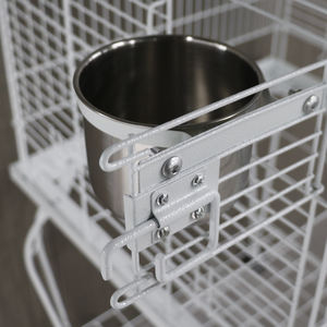Fabriek Groothandel Metalen Vogelkooi Draad Papegaaienkooi Gemakkelijk Schoon Te Maken Gemakkelijk Te Monteren Duurzame Draagbare Huisdier Kooi Buitenshuis Binnenshuis - Product Image 4