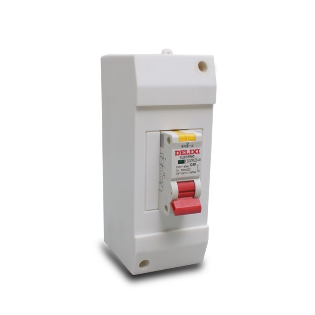 Electrical Systems Miniature Circuit Breaker (MCB) with Durable Enclosure 6kA/10kA Breaking Capacity 220-250V Rated Voltage