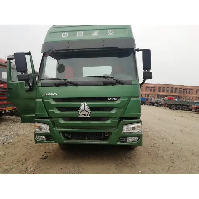 Second Hand Used 6x4 375hp Sinotruck Howo Tractor Head Truck for sale