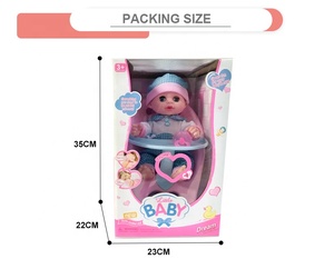 Réel reborn poupée 14 pouces pleine corps silicone vinyle bébé poupée jouet de jeu doux <span class=keywords><strong>pour</strong></span> les enfants - Product Image 6