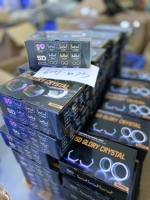 Projecteurs Bi-LED 5D Halo Rings de 1,5/2,5/3,0 pouces avec caches pour phares de voiture, lentilles de projecteur Angel Eyes, accessoires automobiles pour phares