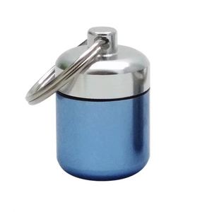 Top Quality Support Custom Logo Aluminum Pill Case Organizer Small Pocket Metal Pill <b>Box</b> - Product Image 1