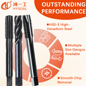 Hygoal Công Nghiệp HSS mặt đất chủ đề vòi thẳng/xoắn ốc sáo cho kim loại M3 M6 M8 M10 M12 - Product Image 3