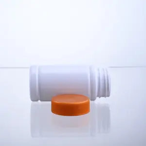 Frasco de plástico para comprimidos/cápsulas, recipiente de qualidade farmacêutica, suporte para frascos de suplemento, 150ml 250ml