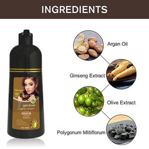 Fabbrica OEM ODM <span class=keywords><strong>castano</strong></span> <span class=keywords><strong>chiaro</strong></span> istantaneo tinture per <span class=keywords><strong>capelli</strong></span> crema Semi-permanente veloce colorante Shampoo per cambiare il <span class=keywords><strong>colore</strong></span> dei <span class=keywords><strong>capelli</strong></span> - Product Image 4