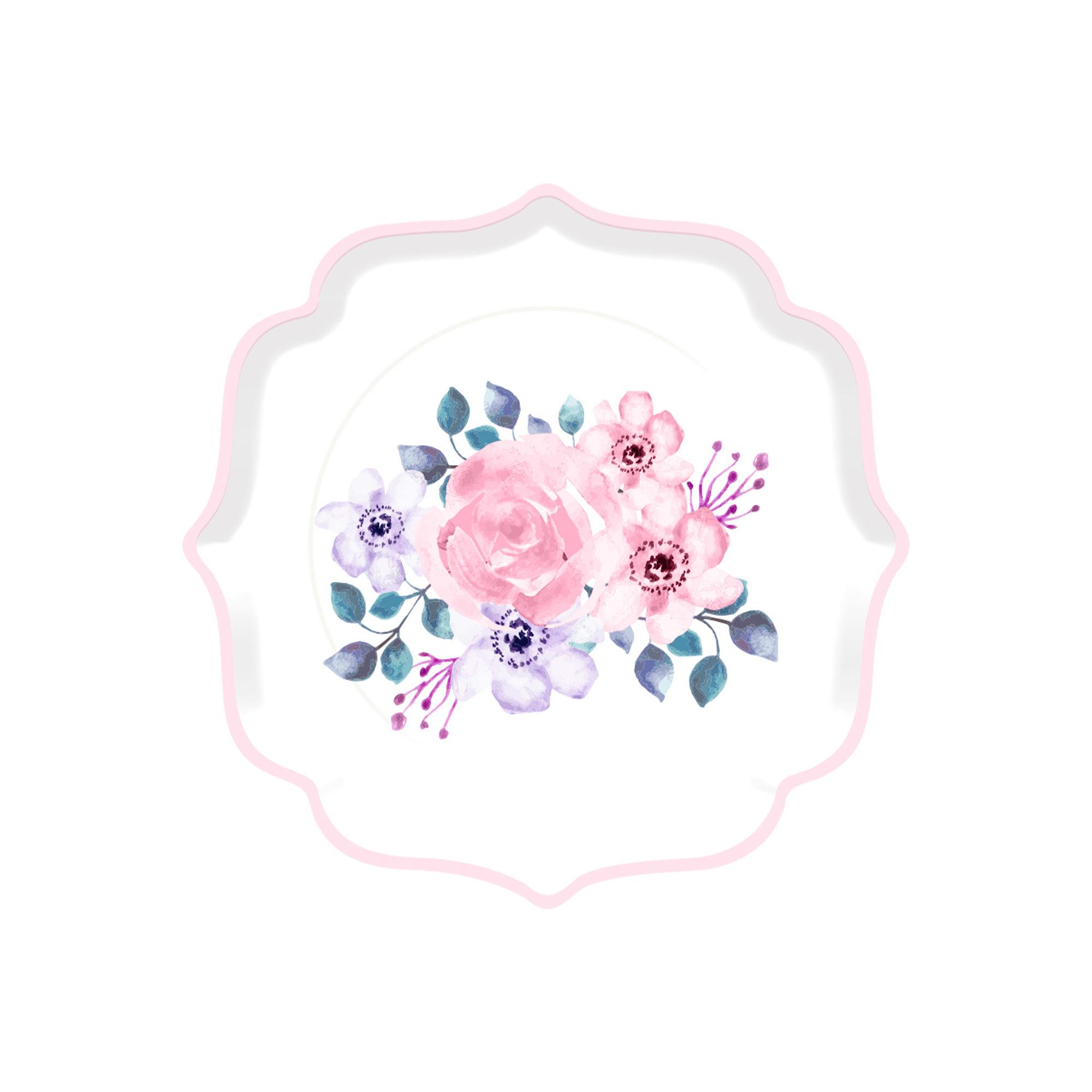 Plato de papel de 9 pulgadas * 8 unidades