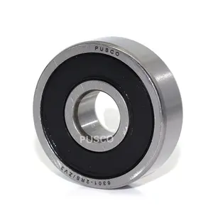 PUSCO Deep Groove Ball Bearing 6301 2RS For Construction Machinery Sealed Waterproof Bearing 6301-2RS 6301 2RS Bearing