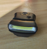 COB faro sombrero luz sombrero faro cabeza linterna Clip en luz noche pesca cabeza lámpara para correr al aire libre pesca camping