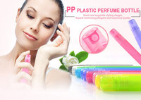 Huile de parfum parfumée Mini Portable 5ml 10ml 15ml bouteille en plastique rechargeable sans fuite voyage Pack parfum pompe vaporisateur