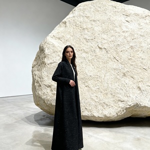 Abaya de luxe en polyester brodée de paillettes pour femmes musulmanes, fournisseur en gros, nouveau design - Product Image 4