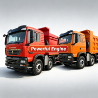 Camion benne léger chinois HOWO 6X4 à 10 roues, capacité de charge de 31-40 tonnes, diesel, conduite à gauche, à vendre