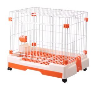 Tekerlekler ile ticari özel plastik köpek oyun parkı katı desen küçük köpekler ve Kennels için katlanır köpek evi - Product Image 3